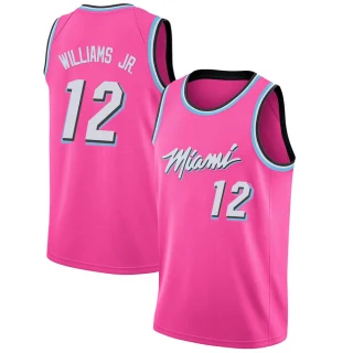 Youth Matt Williams Jr. Miami Heat Pink Swingman 2018/19 Jersey - Earned Edition