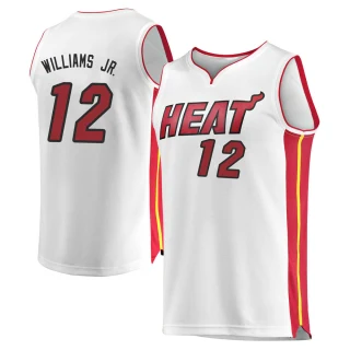 Youth Matt Williams Jr. Miami Heat White Fast Break Jersey - Association Edition