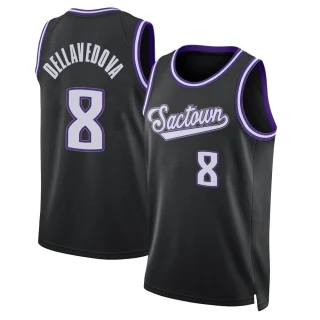 Youth Matthew Dellavedova Sacramento Kings Black Swingman 2021/22 Icon Edition Jersey