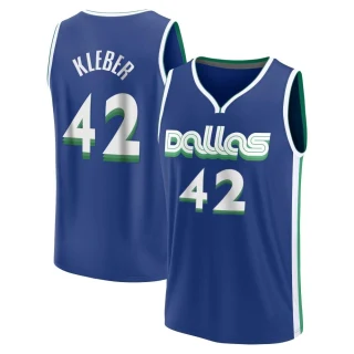 Youth Maxi Kleber Dallas Mavericks Blue Fast Break 2022/23 City Edition Jersey
