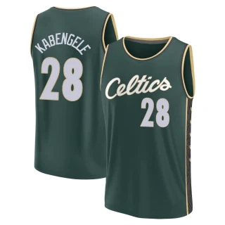 Youth Mfiondu Kabengele Boston Celtics Green Fast Break 2022/23 City Edition Jersey