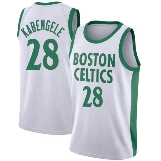 Youth Mfiondu Kabengele Boston Celtics White Swingman 2020/21 Jersey - City Edition