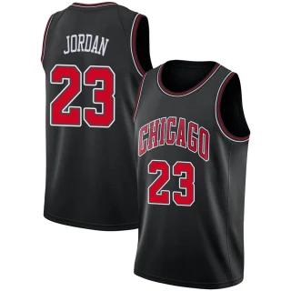 Youth Michael Jordan Chicago Bulls Black Swingman Jersey - Statement Edition