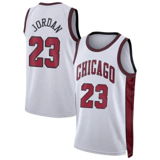 Youth Michael Jordan Chicago Bulls White Swingman 2022/23 City Edition Jersey