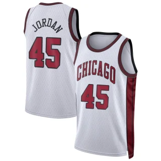 Youth Michael Jordan Chicago Bulls White Swingman 2022/23 City Edition Jersey