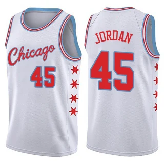 Youth Michael Jordan Chicago Bulls White Swingman Jersey - City Edition