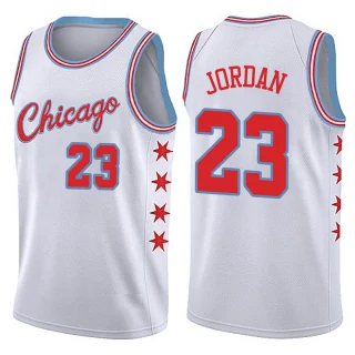 Youth Michael Jordan Chicago Bulls White Swingman Jersey - City Edition