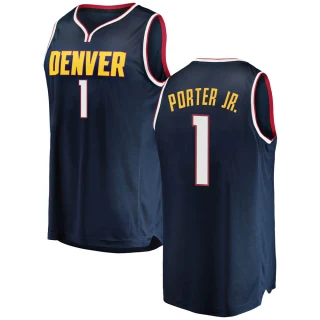 Youth Michael Porter Jr. Denver Nuggets Navy Fast Break 2018/19 Jersey - Icon Edition