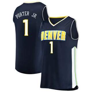 Youth Michael Porter Jr. Denver Nuggets Navy Fast Break Jersey - Icon Edition