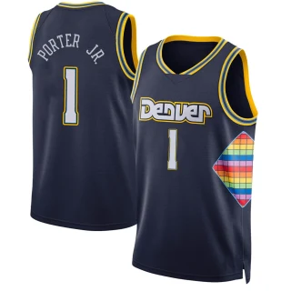 Youth Michael Porter Jr. Denver Nuggets Navy Swingman 2021/22 City Edition Jersey