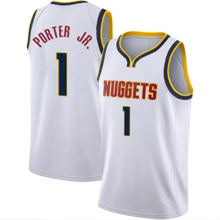 Youth Michael Porter Jr. Denver Nuggets White Swingman 2020/21 Jersey - Association Edition