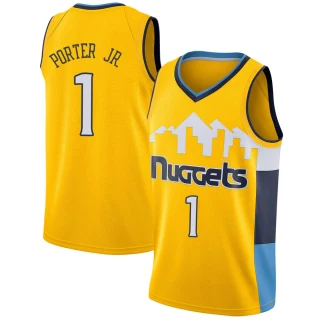 Youth Michael Porter Jr. Denver Nuggets Yellow Swingman Jersey - Statement Edition