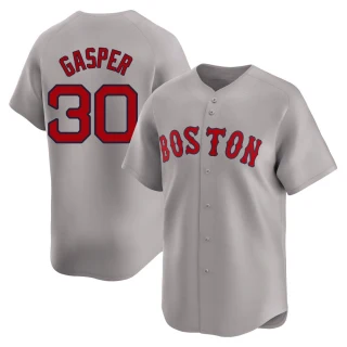 Youth Mickey Gasper Boston Red Sox Gray Limited Away Jersey