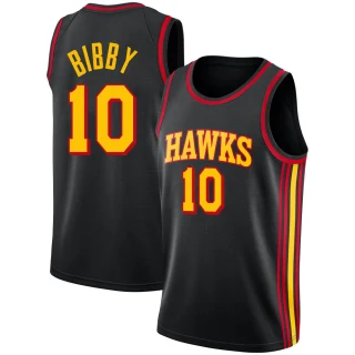Youth Mike Bibby Atlanta Hawks Black Swingman Jordan Brand Jersey - Statement Edition
