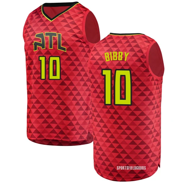 Youth Mike Bibby Atlanta Hawks Red Fast Break Jersey - Statement Edition