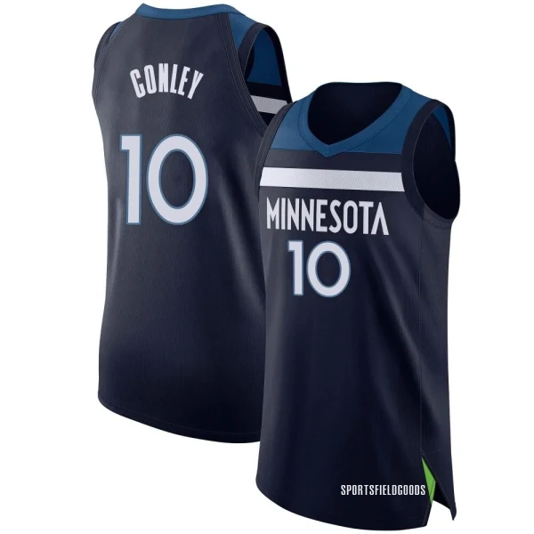 Youth Mike Conley Minnesota Timberwolves Navy Authentic Jersey - Icon Edition