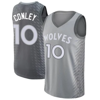 Youth Mike Conley Minnesota Timberwolves Swingman Silver Jersey - City Edition