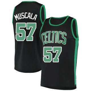 Youth Mike Muscala Boston Celtics Black Fast Break Jersey - Statement Edition