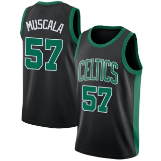 Youth Mike Muscala Boston Celtics Black Swingman Jersey - Statement Edition