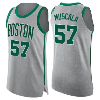 Youth Mike Muscala Boston Celtics Gray Swingman Jersey - City Edition
