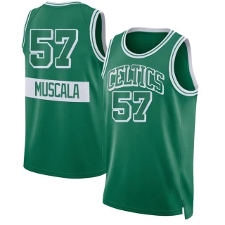 Youth Mike Muscala Boston Celtics Green Swingman Kelly 2021/22 City Edition Jersey