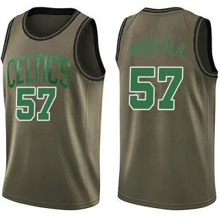 Youth Mike Muscala Boston Celtics Green Swingman Salute to Service Jersey