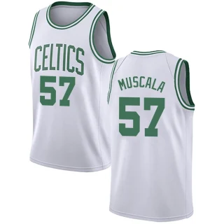 Youth Mike Muscala Boston Celtics White Swingman Jersey - Association Edition