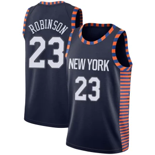 Youth Mitchell Robinson New York Knicks Navy Swingman 2018/19 Jersey - City Edition
