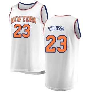 Youth Mitchell Robinson New York Knicks White Fast Break Jersey - Association Edition