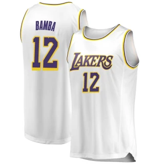 Youth Mo Bamba Los Angeles Lakers White Swingman 2018/19 Jersey - Association Edition