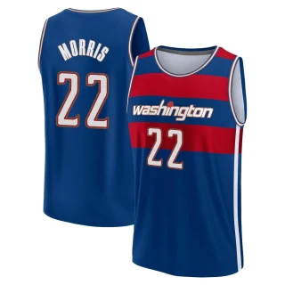 Youth Monte Morris Washington Wizards Royal Fast Break 2021/22 Replica City Edition Jersey