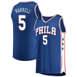 Youth Montrezl Harrell Philadelphia 76ers Royal Fast Break Jersey - Icon Edition