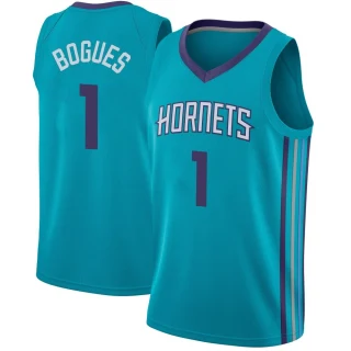 Youth Muggsy Bogues Charlotte Hornets Teal Swingman Jordan Brand Jersey - Icon Edition