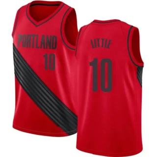 Youth Nassir Little Portland Trail Blazers Red Swingman Jersey - Statement Edition