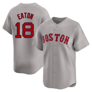 Youth Nate Eaton Boston Red Sox Gray Limited Away Jersey