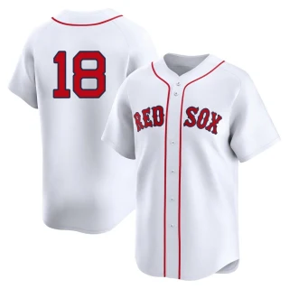 Youth Nate Eaton Boston Red Sox White Limited 2nd Home Jersey