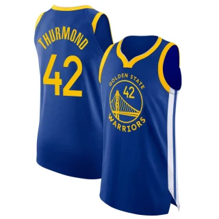 Youth Nate Thurmond Golden State Warriors Blue Authentic 2020/21 Jersey - Icon Edition