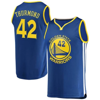 Youth Nate Thurmond Golden State Warriors Gold Fast Break Royal Jersey - Icon Edition