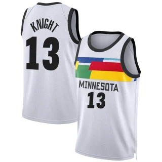 Youth Nathan Knight Minnesota Timberwolves White Swingman 2022/23 City Edition Jersey