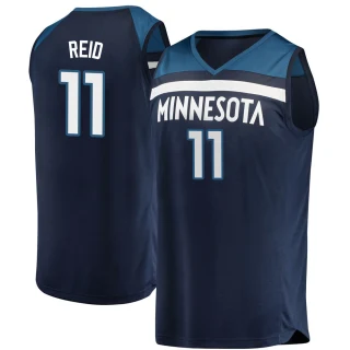 Youth Naz Reid Minnesota Timberwolves Navy Fast Break Jersey - Icon Edition