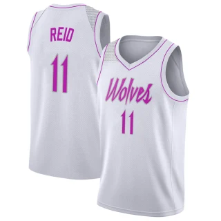 Youth Naz Reid Minnesota Timberwolves White Swingman 2018/19 Jersey - Earned Edition