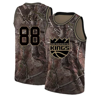 Youth Neemias Queta Sacramento Kings Camo Swingman Realtree Collection Jersey