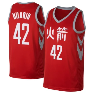Youth Nene Hilario Houston Rockets Red Swingman Jersey - City Edition