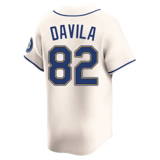 Youth Nick Davila Seattle Mariners Cream Limited Alternate Jersey