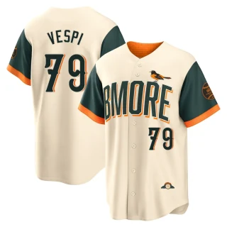 Youth Nick Vespi Baltimore Orioles Cream Limited 2026 City Connect Stadium Jersey