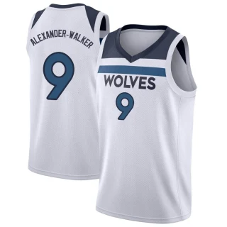 Youth Nickeil Alexander-Walker Minnesota Timberwolves White Swingman Jersey - Icon Edition