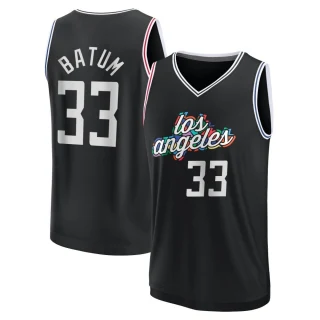 Youth Nicolas Batum Los Angeles Clippers Black Fast Break 2022/23 City Edition Jersey
