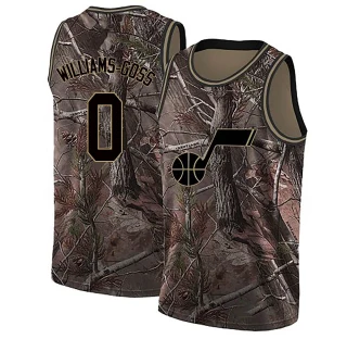 Youth Nigel Williams-Goss Utah Jazz Camo Swingman Realtree Collection Jersey