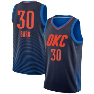 Youth Olivier Sarr Oklahoma City Thunder Navy Swingman Jersey - Statement Edition