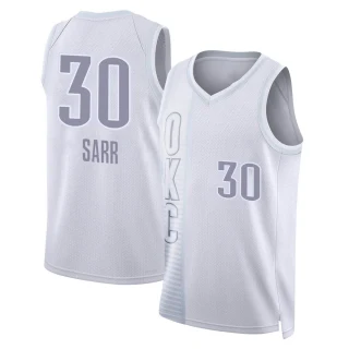 Youth Olivier Sarr Oklahoma City Thunder White Swingman 2021/22 City Edition Jersey